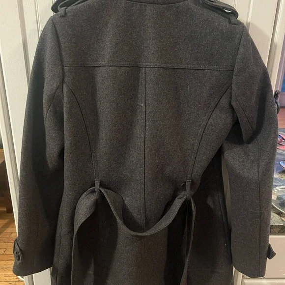 Banana Republic Dark Gray Women’s Peacoat - Picture 2 of 3